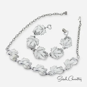Whispering Leaf Jewelry Set by Sarah Coventry | Nature Inspired