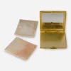 Loose powder compact with mirror Loose powder compact with mirror