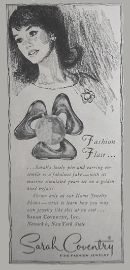 1965 Sarah Coventry Fashion Flair Brooch