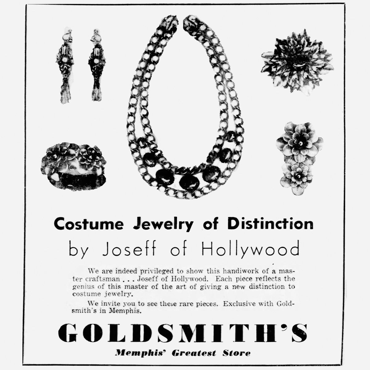 Joseff of Hollywood ad 1938