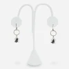 Modernist floral earrings