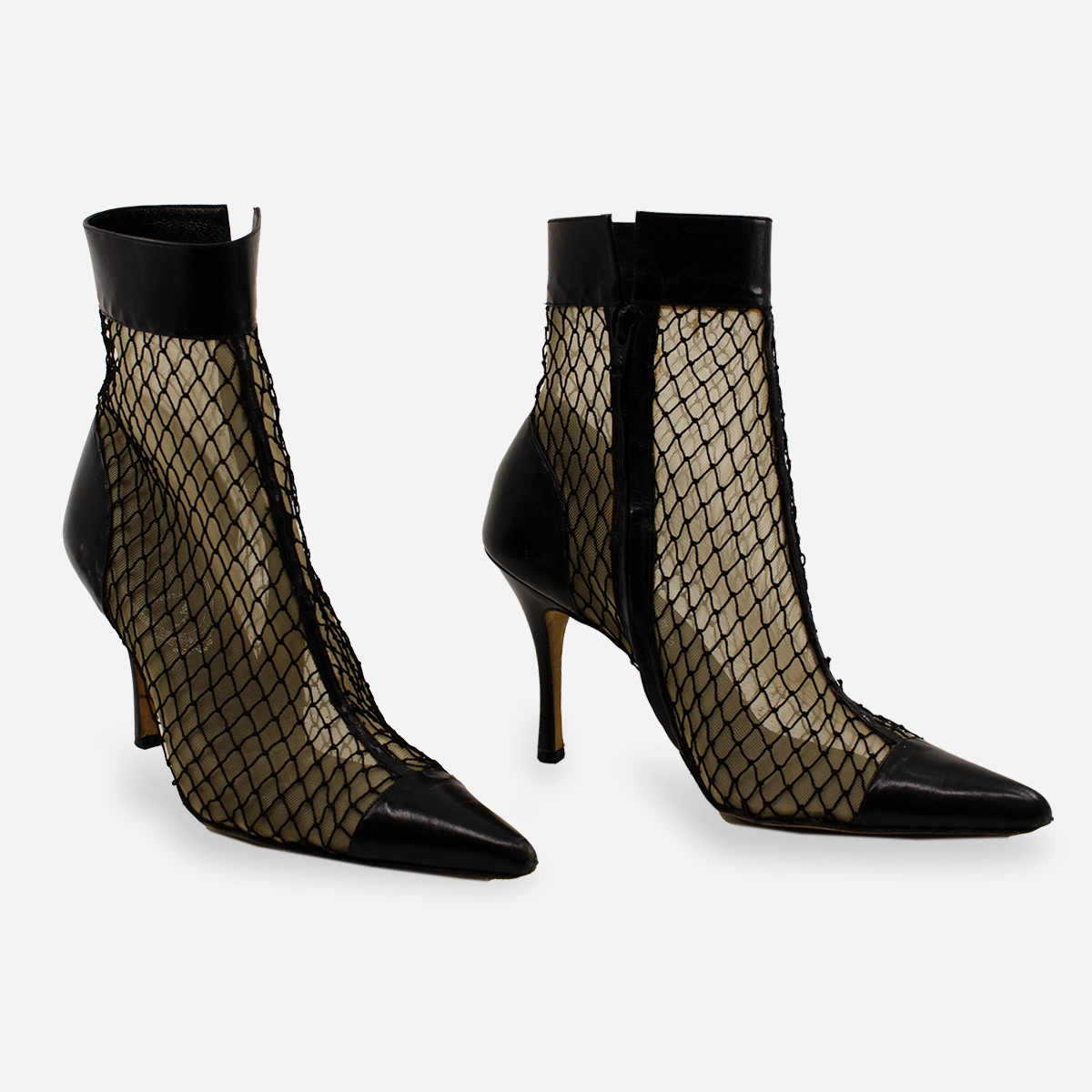 Rene Caovilla sheer Stiletto boots