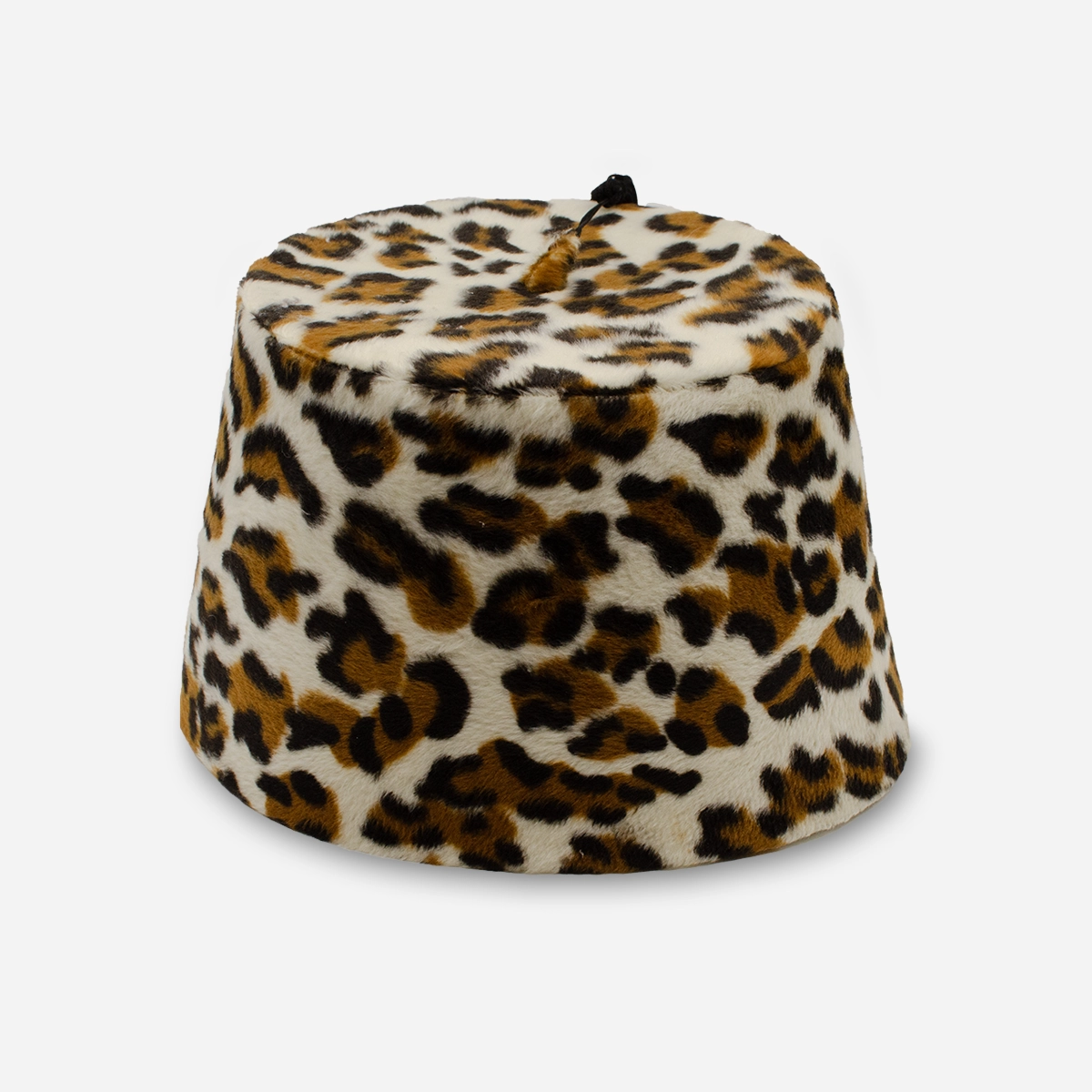 Vintage leopard print hat