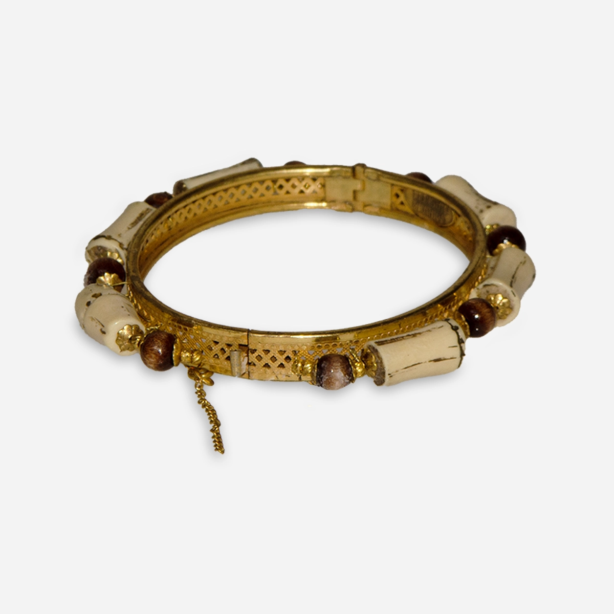 vintage Miriam Haskell clamper bracelet