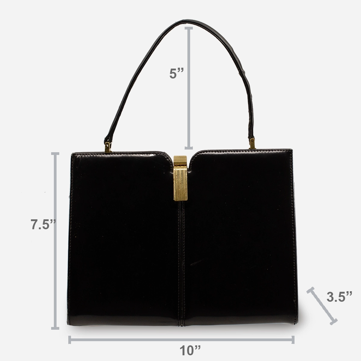 French handbag size