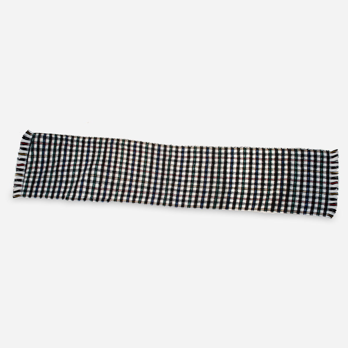 vintage plaid muffler scarf