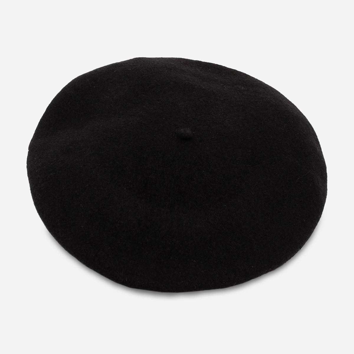 black wool tam