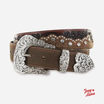 Tony Lama western brown belt