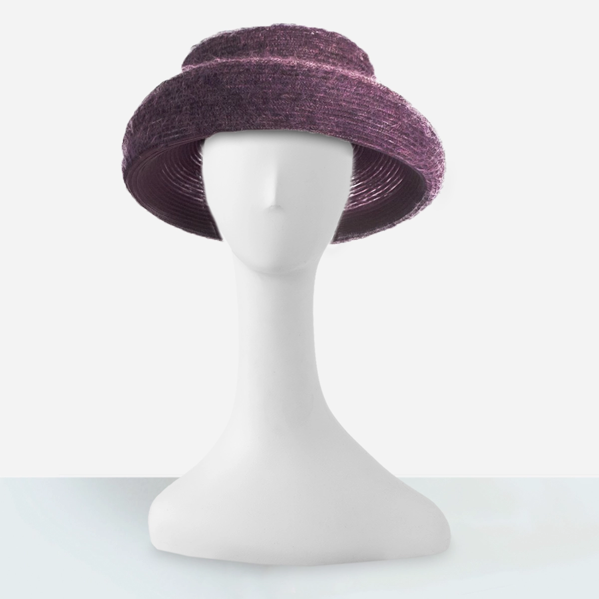 Vintage purple winter hat