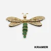 kramer dragonfly brooch kramer peking glass dragonfly brooch