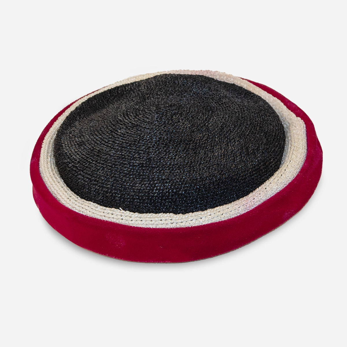 vintage navy blue 1950s hat