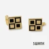 Swank Enamel Modernist cufflinks Swank Enamel Modernist cufflinks