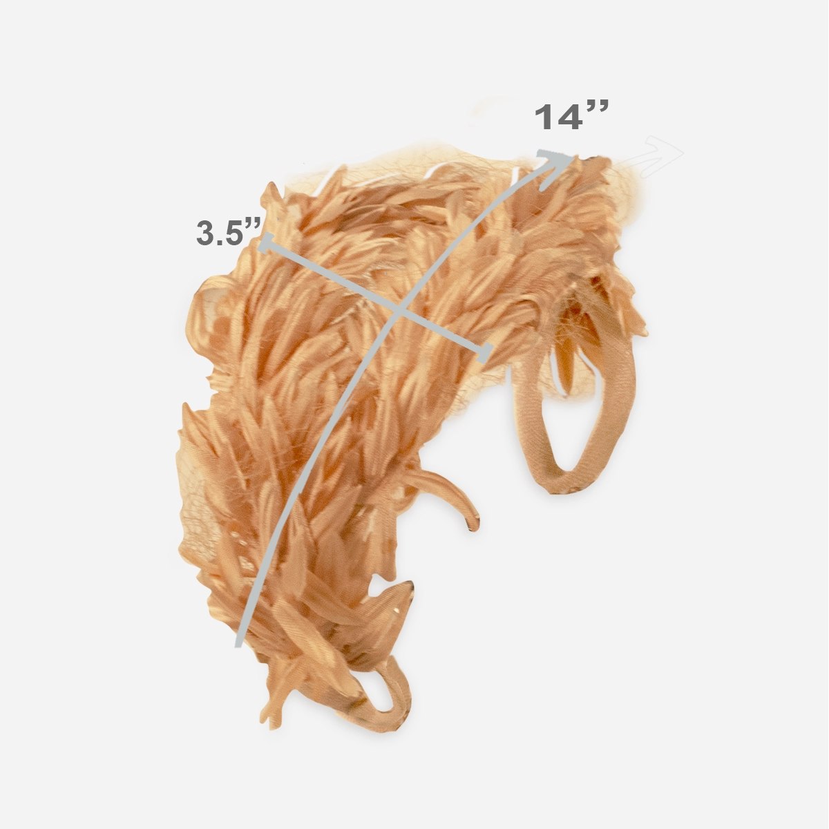 Floral half hat size