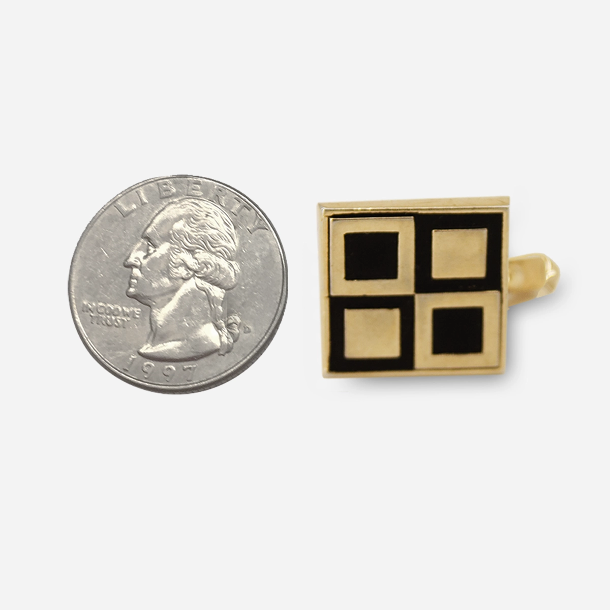 Modernist Gold Cufflinks