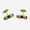 Onyx barrel cufflinks Onyx barrel cufflinks