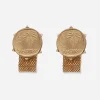 Gold Palm tree cufflinks, israeli hebrew Gold Palm tree cufflinks, israeli hebrew