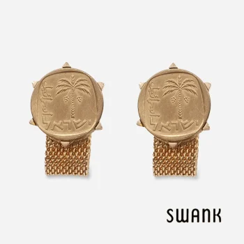 Swank Palm tree cufflinks