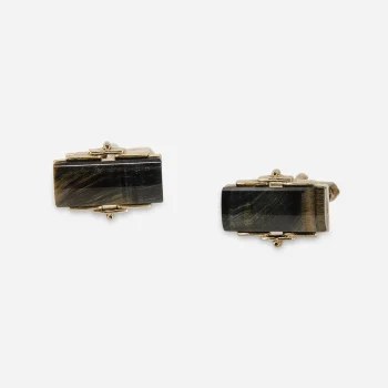 VIntage tigers eye cufflinks
