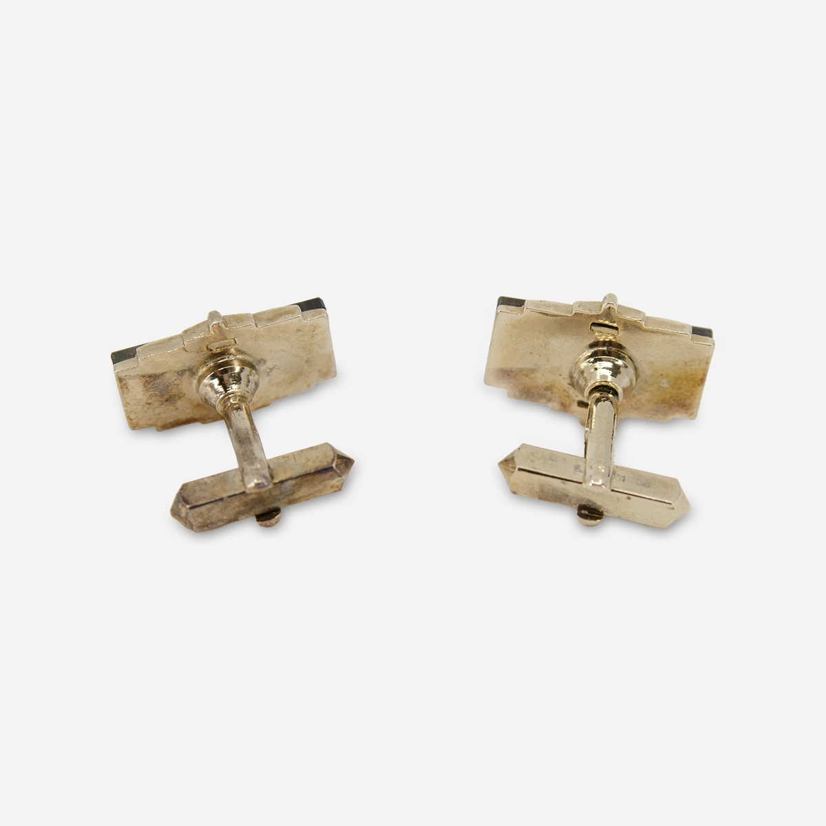 Vintage art deco cufflinks toggle close