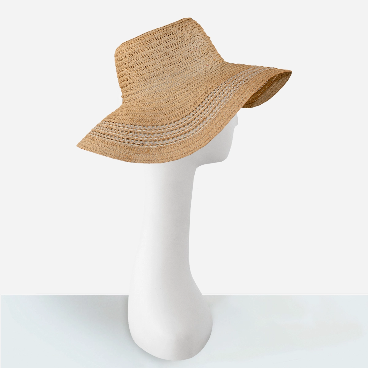 Vintage floppy straw sun hat