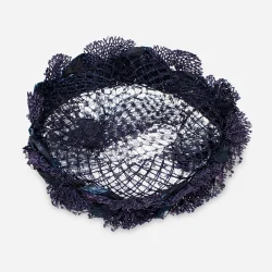 navy blue crown hat