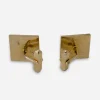 square gold toggle cufflinks signed swank cufflinks square gold signed toggle swank cufflinks