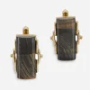 mid-century tigers eye cufflinks tigers eye cufflinks