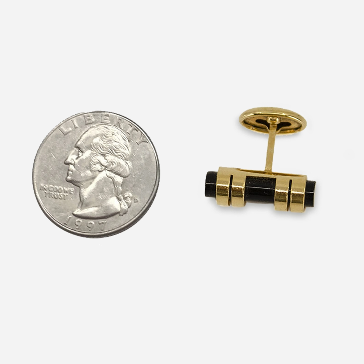vintage 70s modernist cufflinks