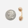 vintage Gold Ball-and-Post cufflinks