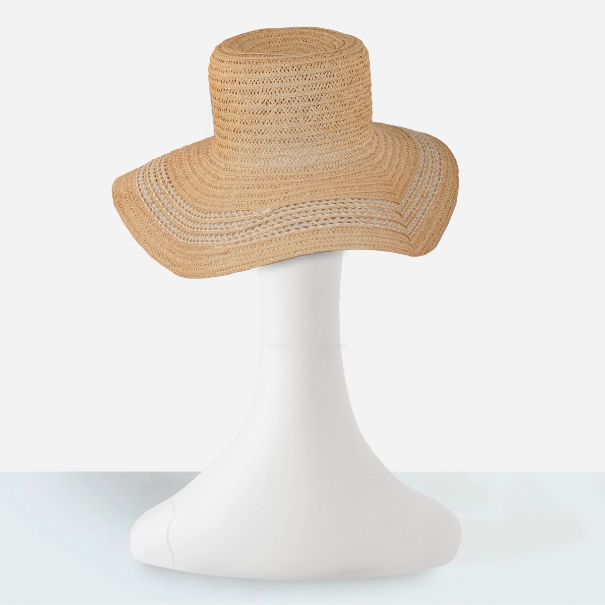 vintage wide brim sun hat