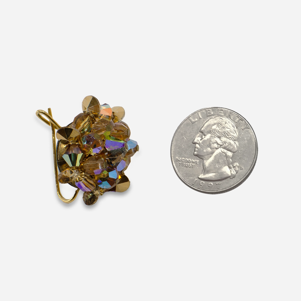 vintage wingback earrings