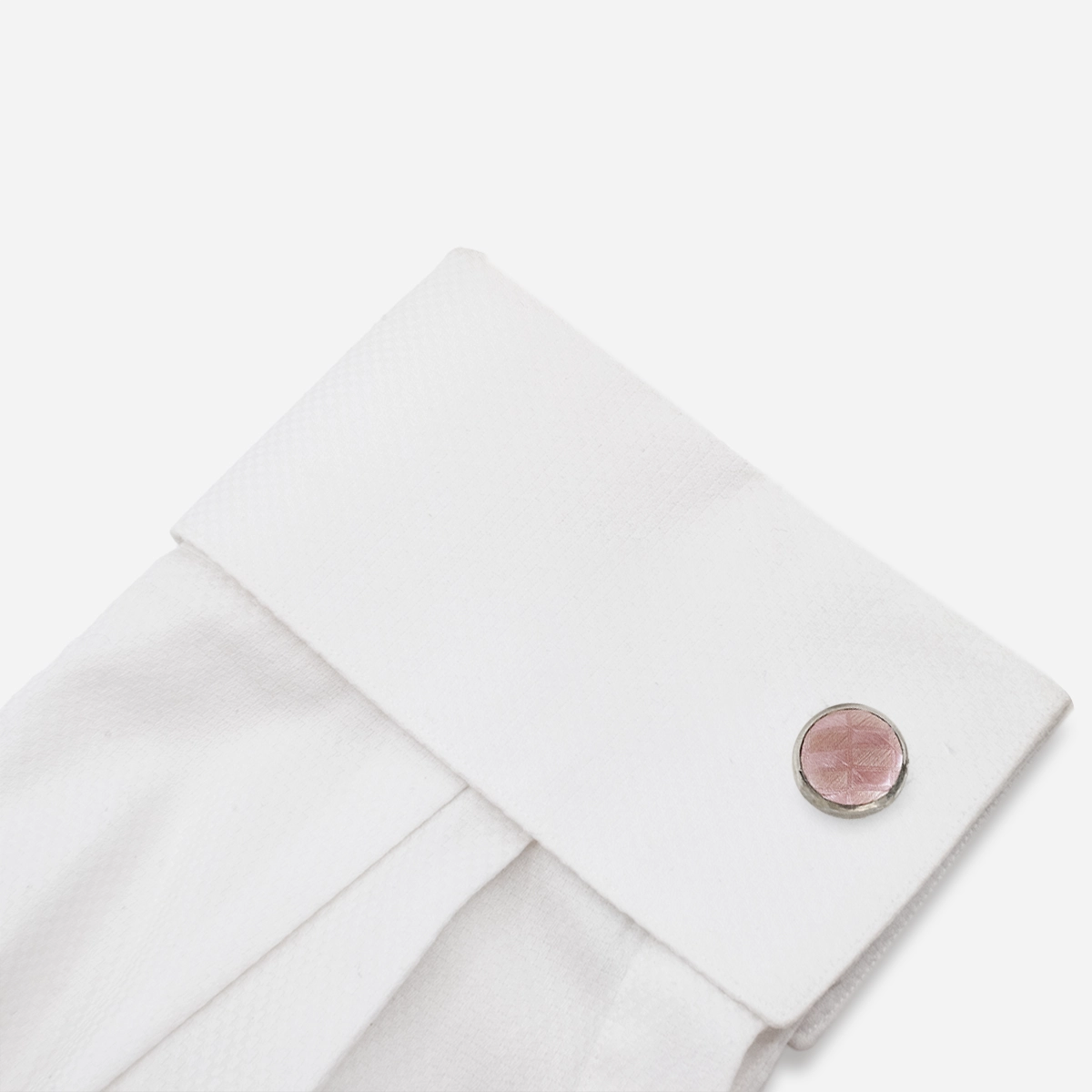 1950s pink cufflinks