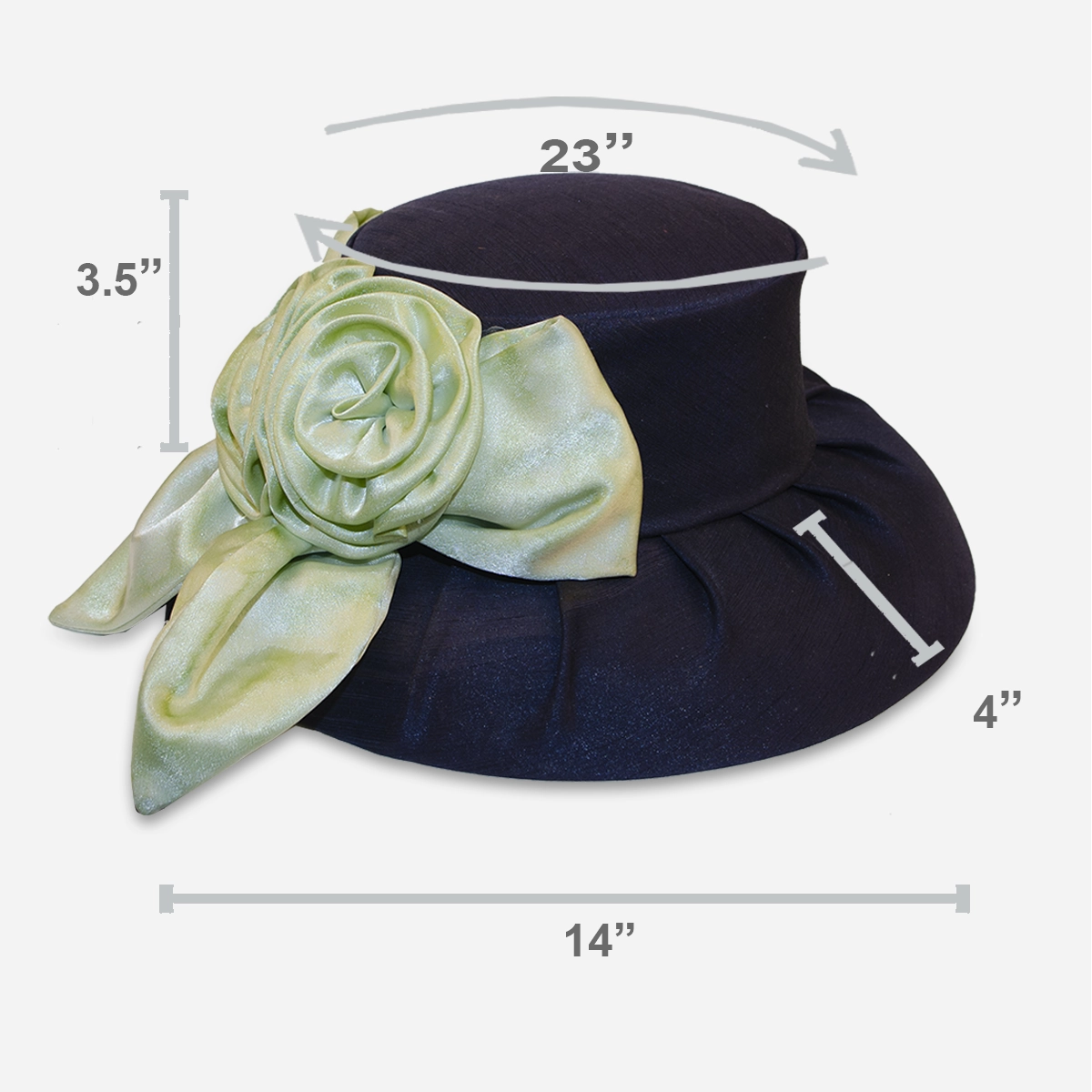 1990s dress hat size and measurements