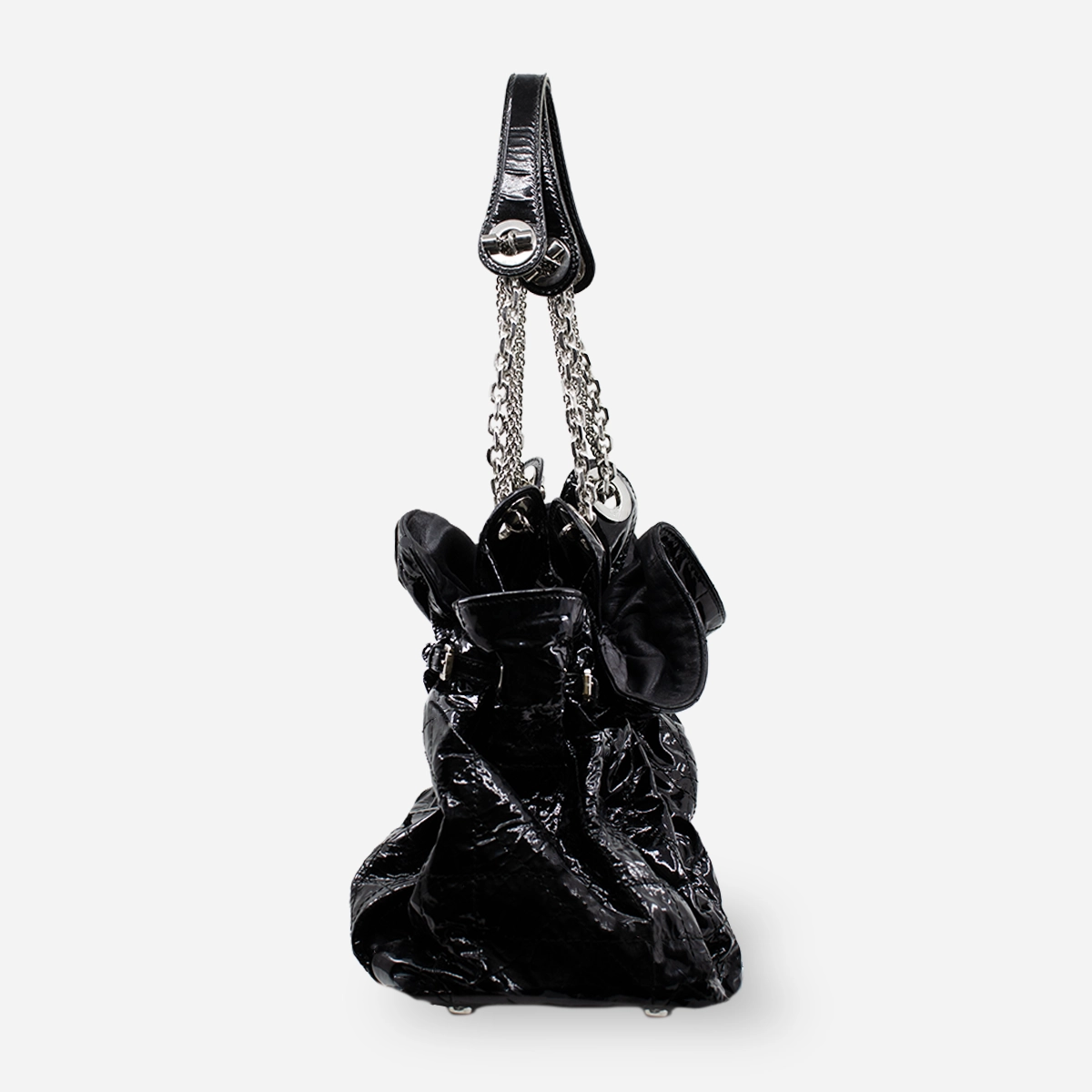 Black dior handbag