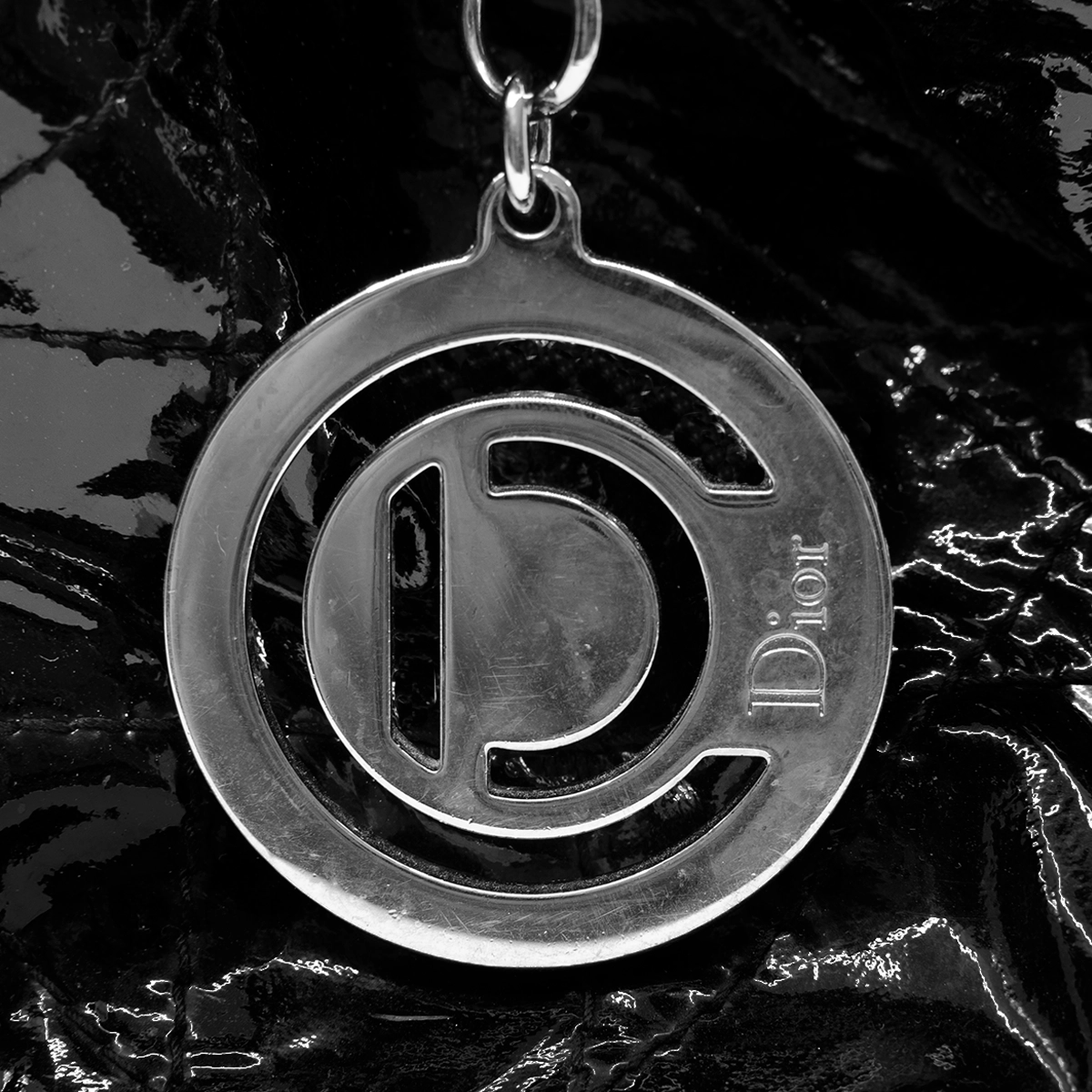 Silver Christian Dior pendant