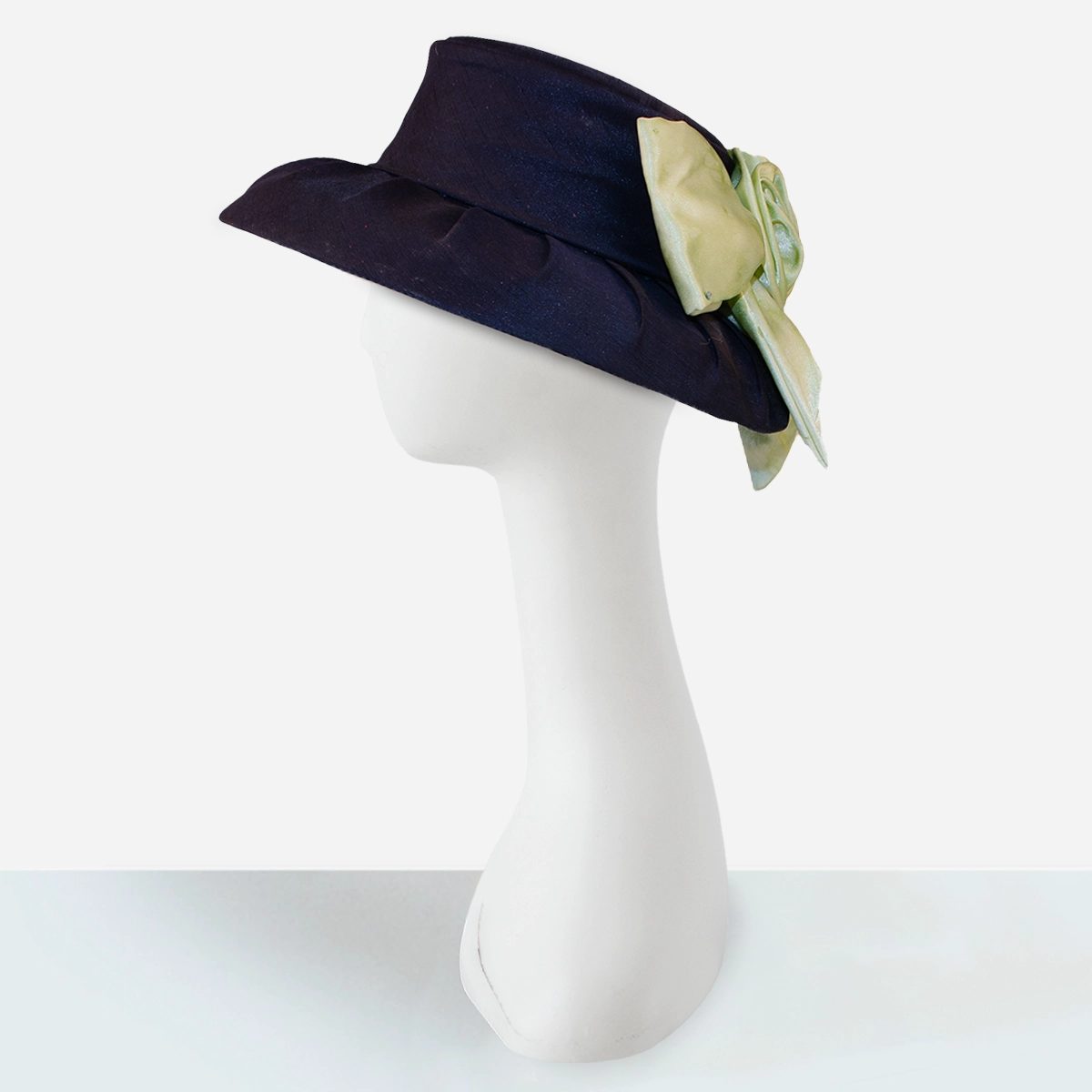 navy blue vintage hat dress hat