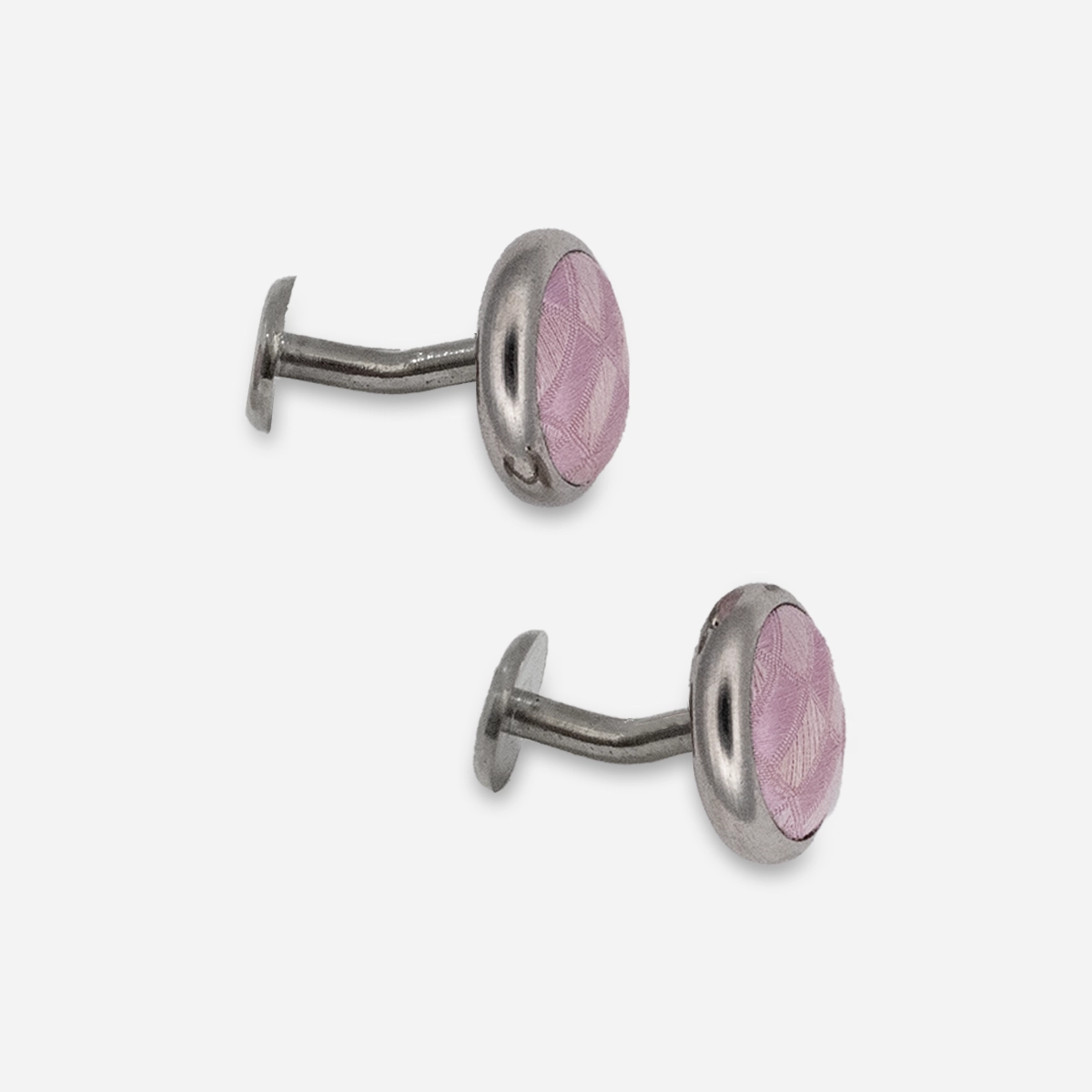 vintage pink cufflinks