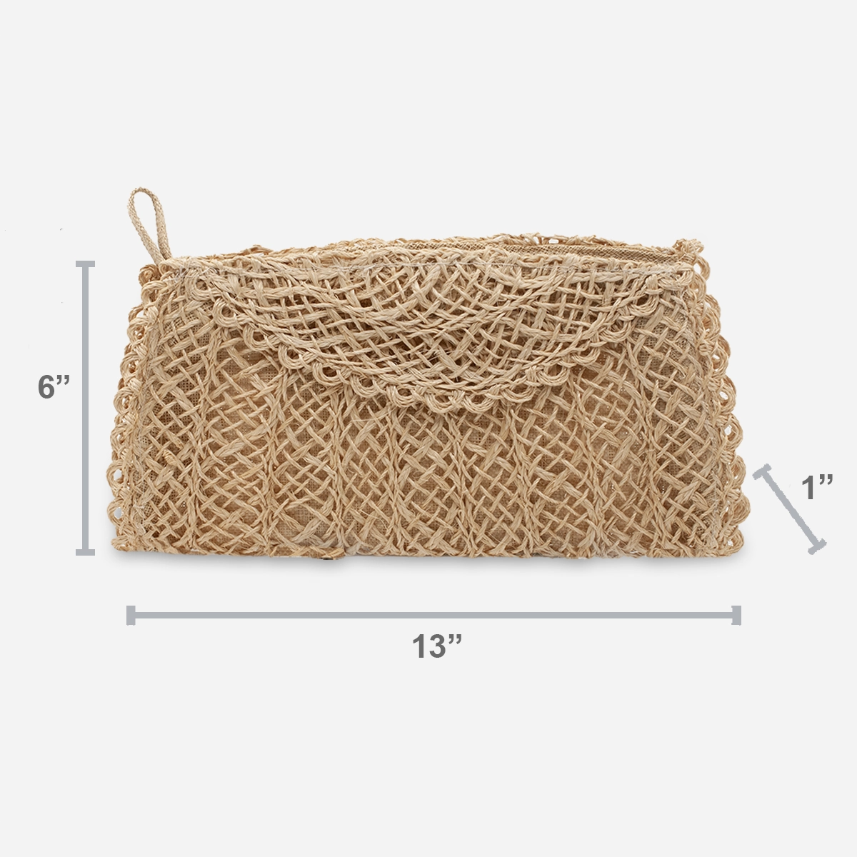 vintage raffia straw bag size
