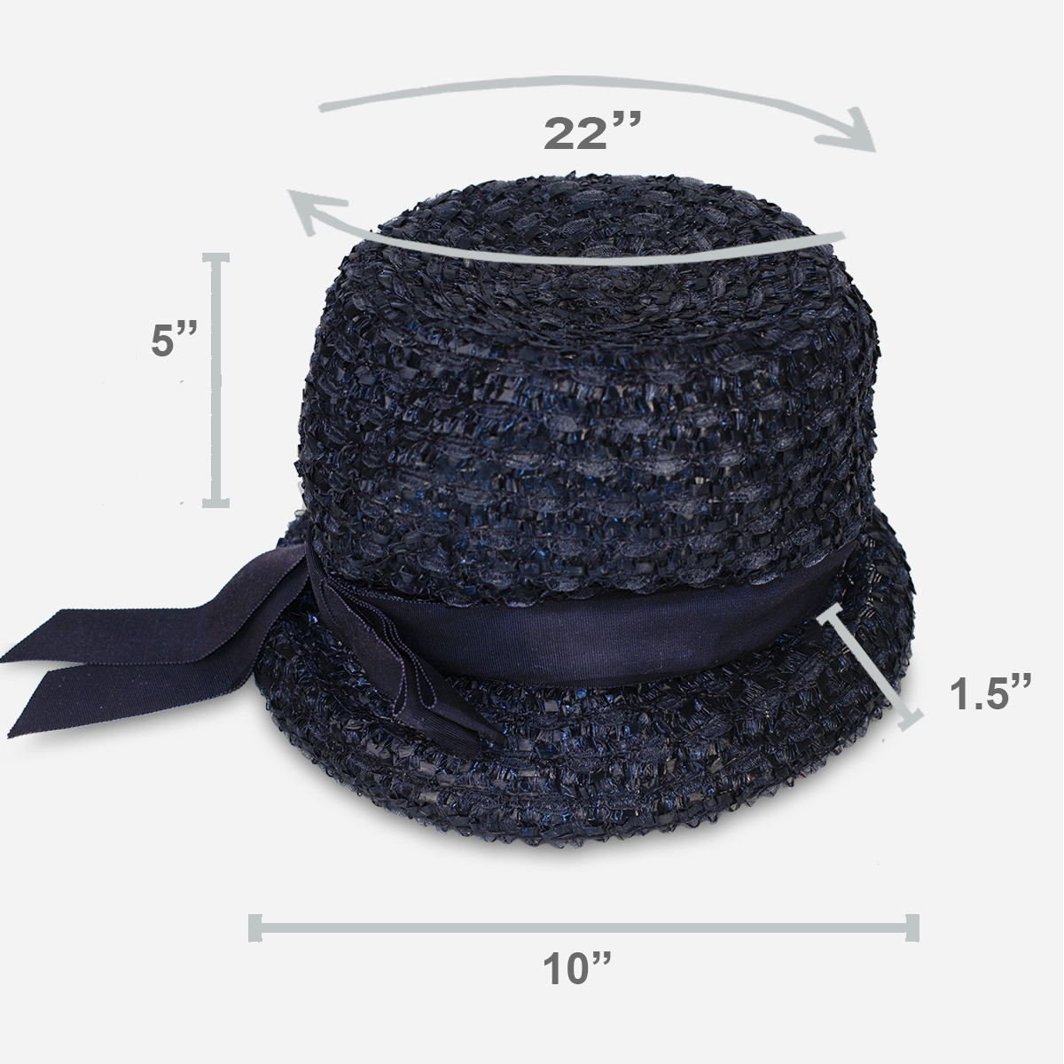 1960s flower pot hat size