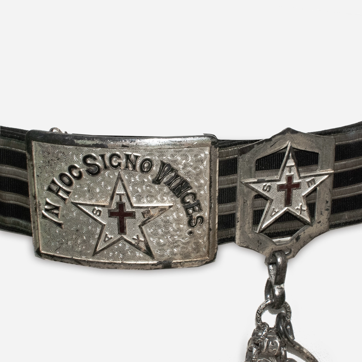 In Hoc Signo Vinces belt buckle