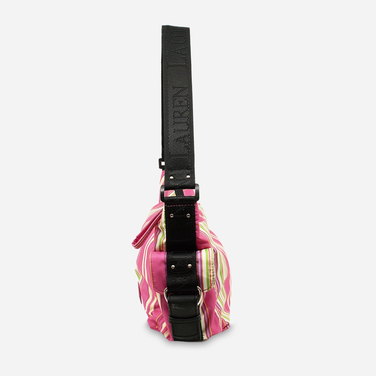 Lauren pink stripe bag
