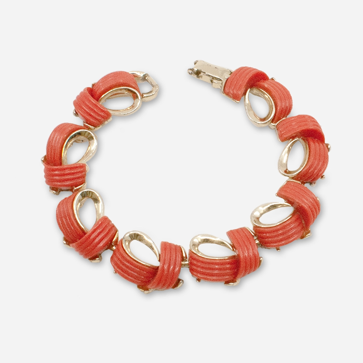 orange lisner thermoset bracelet