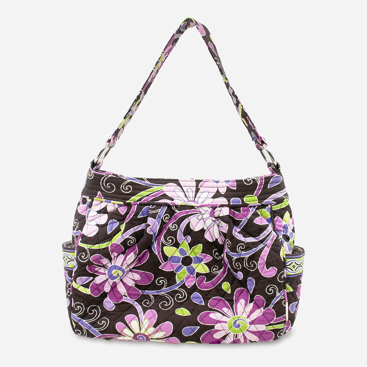 Vera Bradley Quilted Shoulder Bag | Purple Punch Floral Print