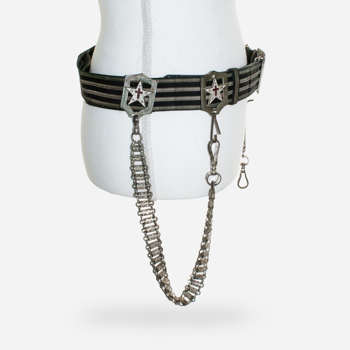 vintage masonic belt