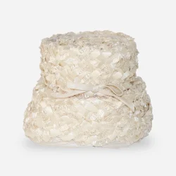 Modern Miss Cream Straw Turban
