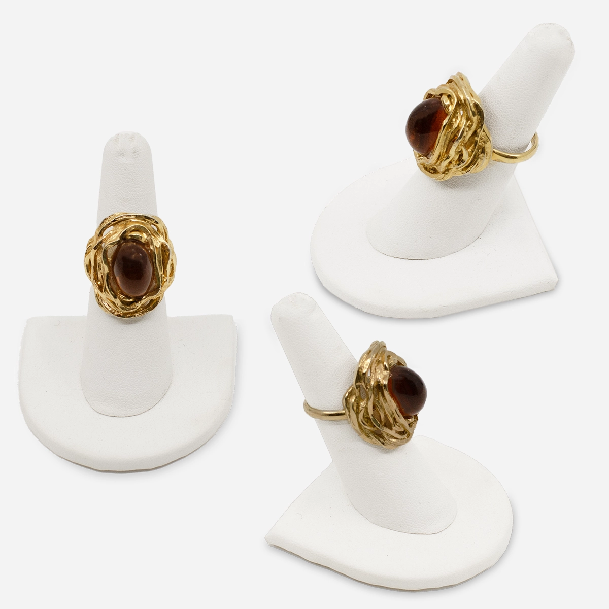 vintage napier jewelry set gold ring