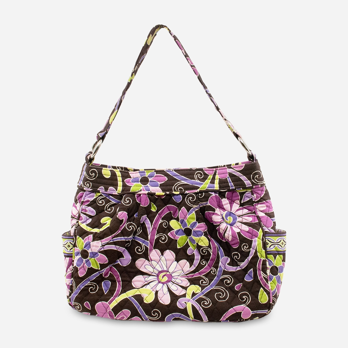 Vera Bradley Quilted Shoulder Bag | Purple Punch Floral Print