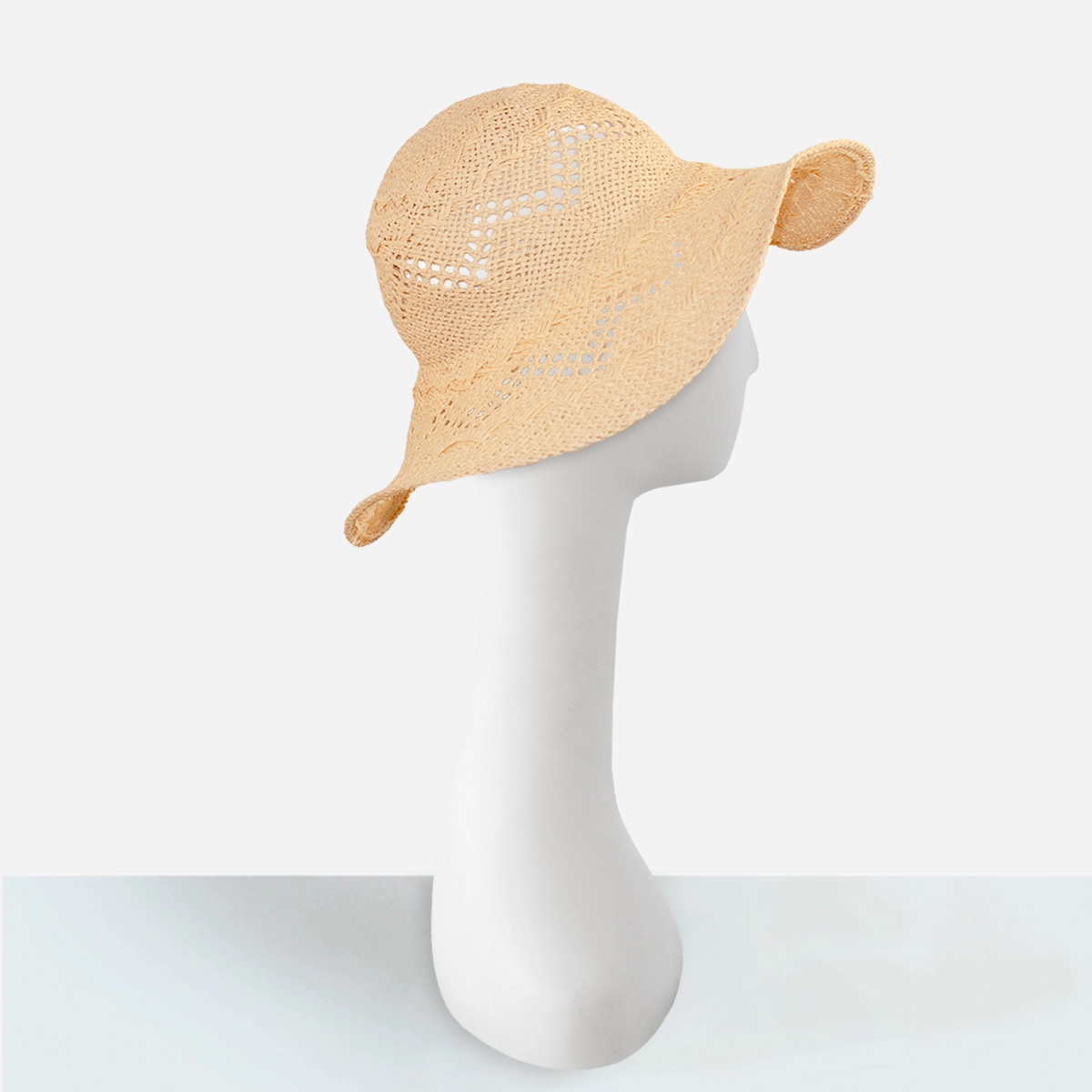 vintage womens floppy straw hat