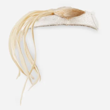 1950s silk flower pillbox hat