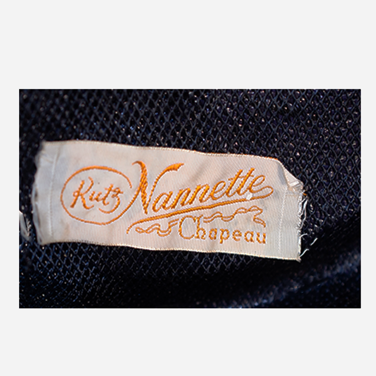 Kutz Nannette Chapeaux hat label